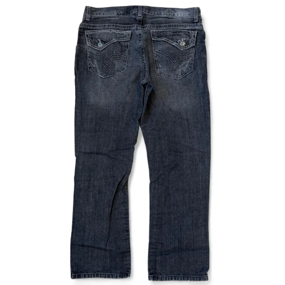 Vintage INC Faded Wash Black Jeans Men